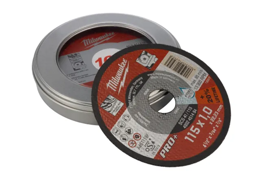 Milwaukee İnox Kesme Taşı Metal Kutu 10LU 4932478997