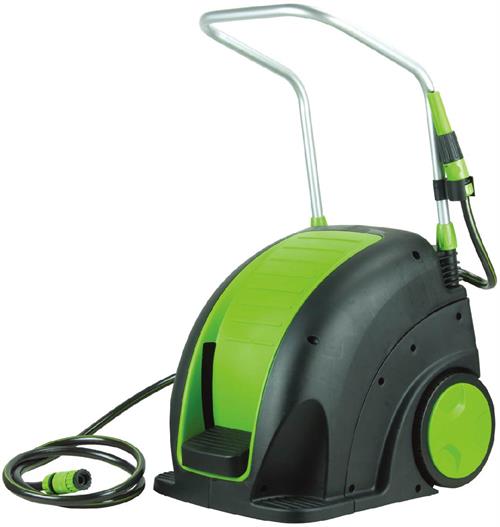 TEKERLEKLİ AYAK BASAMAKLI HORTUM TAMBURU 30mt