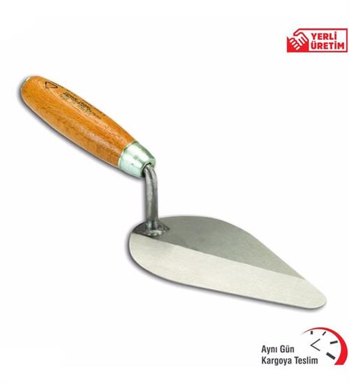 Dekor Ahşap Saplı Dil Malası 18 CM 070