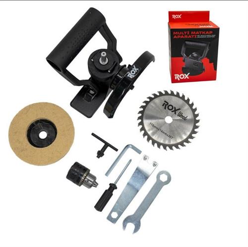 Rox 0284 Taşlama Makinesine Dönüştürücü Multi Matkap Aparatı 90°