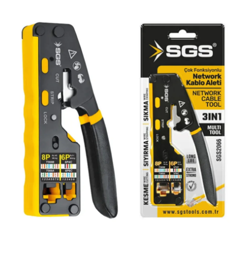 Sgs Çok Fonksiyonlu Network Kablo Aleti SGS2066