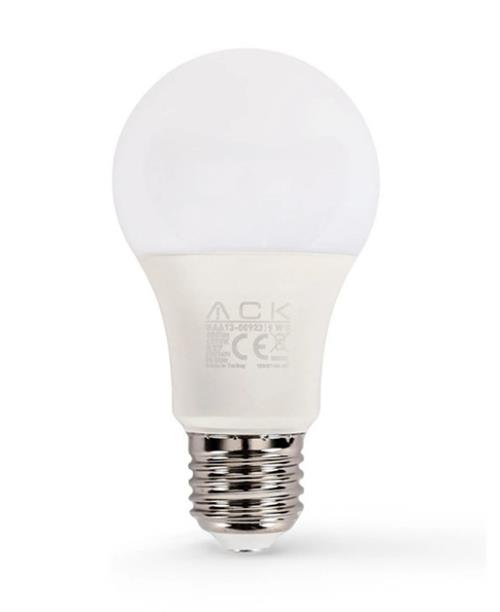 Ack 9W E27 LED Ampul Beyaz Işık
