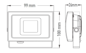 Ack Led Projektör 20 W Beyaz