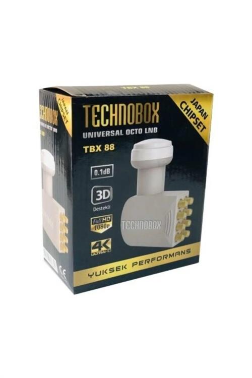 Technobox LX-88 Universal Octo Sekizli Lnb Japan Chipset 3d Ve 4k Yayınlarına Uygundur