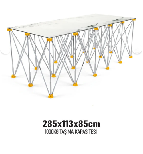 Sgs Katlanır Çalışma Tezgahı 285*113*85 Cm SGS923
