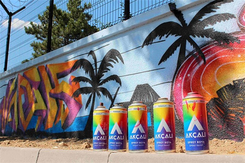 Akçalı Sprey Boya 400 Ml Boncuk Mavi
