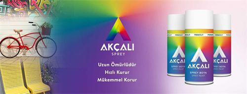 Akçalı Sprey Boya 400 Ml Florosan Kırmızı