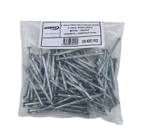 Akdeniz Çelik Beton Çivi 5x100 (100 Adet)