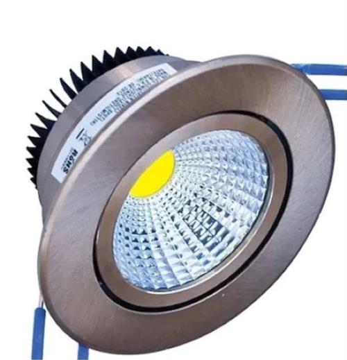 Alsancak Cob Led Krom Kasa Beyaz 5W 1 Adet