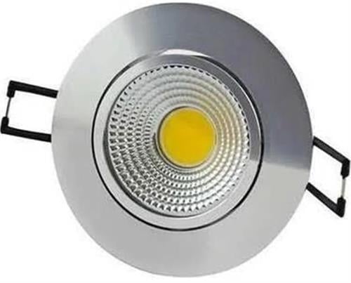 Alsancak Cob Led Krom Kasa Beyaz 5W 1 Adet