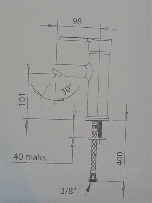Artı Delta Yüksek Lavabo Batarya 50213