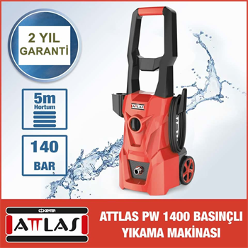 Attlas PW 1400 Basınçlı Yıkama Makinası 140 Bar