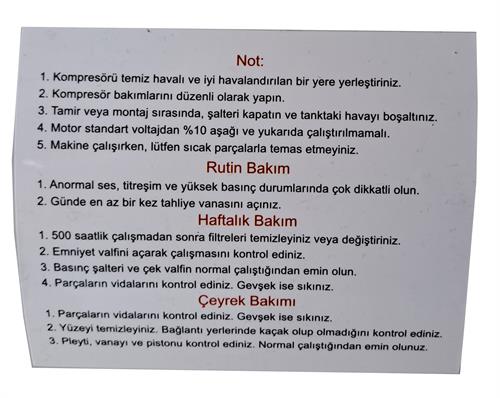 Attlas Sessiz Monofaze Kompresör 50 LT 1.5 HP SK2050