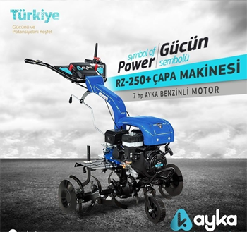 AYKA RZ-250F Motorlu Çapa Makinası 7 Hp 3+1 Vites