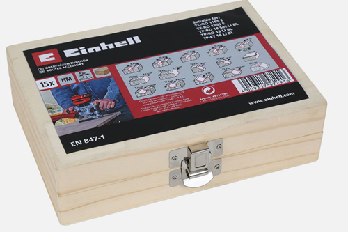 Einhell 15 Parça Ahşap Freze Seti 49757291