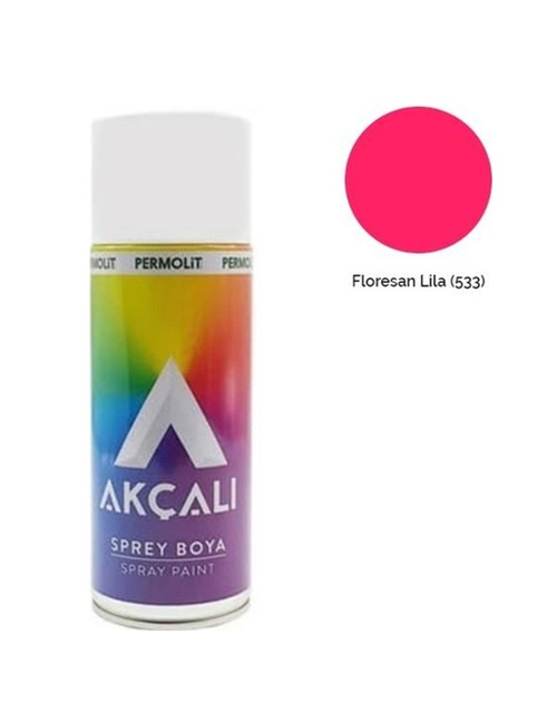 Akçalı Sprey Boya 400 ML Floresan Lila 533