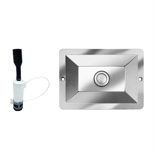 Tema Siamp Gömme Rezervuar Üniversal Değişim Kiti Parlak Krom 8 CM 15011