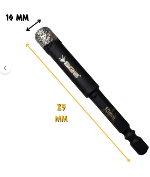 Sgs Hex Mermer ve Granit Delme Panç 10 mm SGS2758