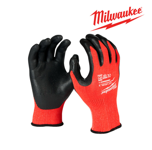 Milwaukee 3.Derece Kesik Korumalı Nitril Eldiven 11/XXL PK(12) 4932479015
