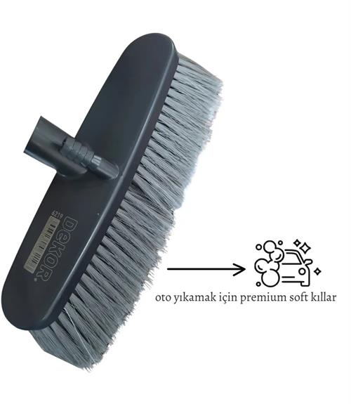 Dekor Premium Oto Yıkama Fırçası 25 Cm 6219