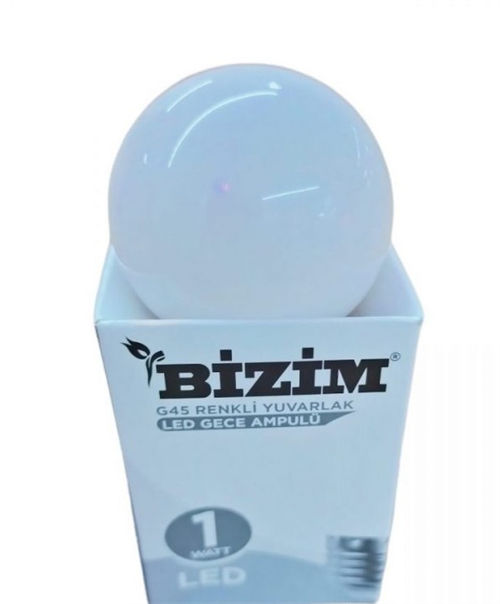 Bizim Led Gece Ampulu 1w Beyaz