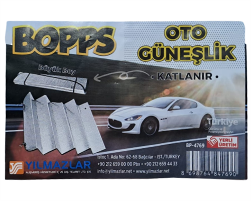 Bopps Oto Güneşlik BP-4769