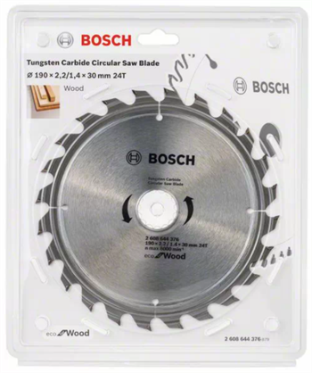 Bosch Ahşap Daire Testere Bıçağı 190x2,2/1,4x0mm 24T