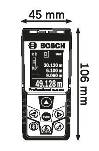 Bosch GLM 50 C Lazerli Uzaklık Ölçer Professional 50 Mt.