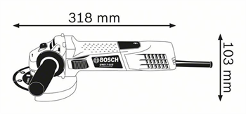 Bosch GWS 7-115 Avuç Taşlama Makinesi