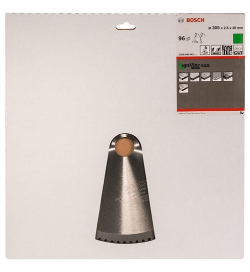 Bosch Optiline Ahşap Daire Testere Bıçağı 305x30 mm (96 Diş)