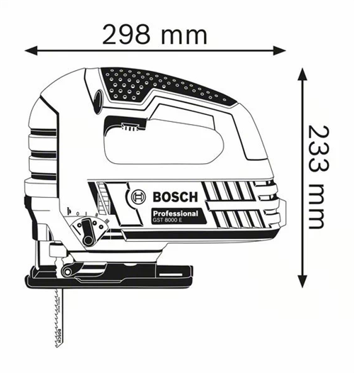 Bosch Profesyonel GST-8000E 710W Dekupaj Testere