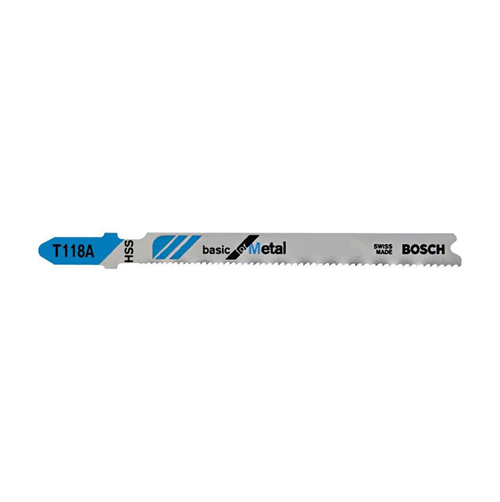 Bosch T118A HSS Metal Kesim Dekupaj Testeresi Bıçağı