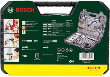 Bosch V-Line 103 Parça Vidalama Ve Matkap Ucu Seti  - 2 607 017 367