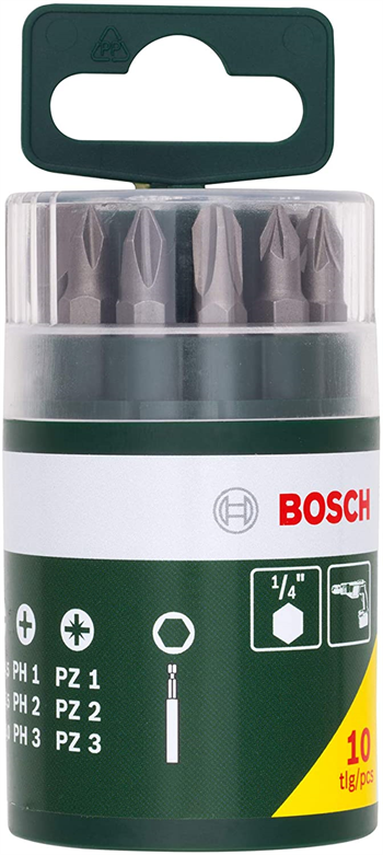Bosch Vidalama Ucu Seti 10 Parça 2607019454