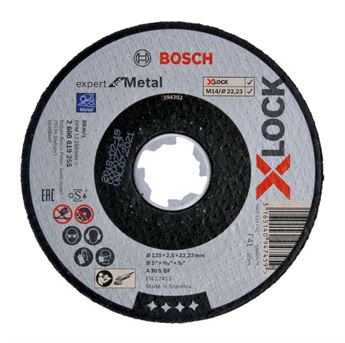 Bosch X-Lock 125x2,5 Mm Expert For Metal Düz