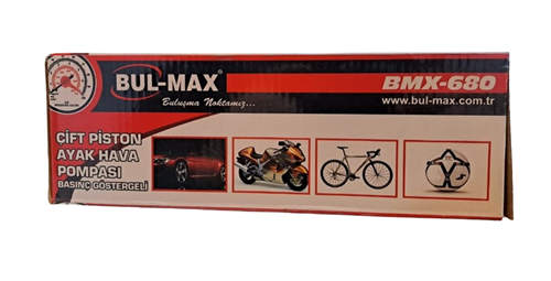 Bul-Max Ayaklı Pompa Çift Piston BMX-680