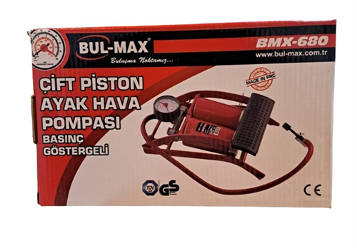 Bul-Max Ayaklı Pompa Çift Piston BMX-680
