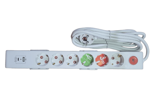 Mutlusan Ri-Tech Altılı Usb+Tytpe-C Grup Priz Ç.K 3 MT 0011756501020300