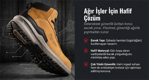 Milwaukee Flextred Ayakkabı S3S 1M171311 Esd 45 NO 4932493749