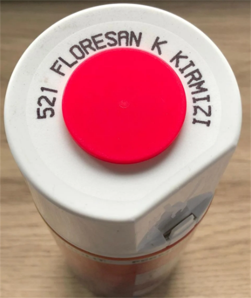 Akçalı Sprey Boya 400 ML Florosan K.Kırmızı