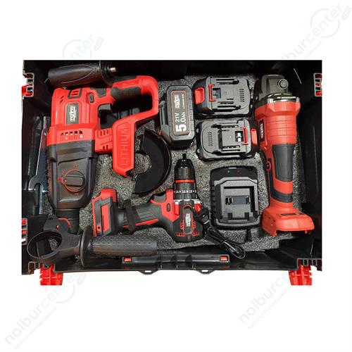 Attlas ATB-21 3lü Kömürsüz Motor Kombo Set A0104170