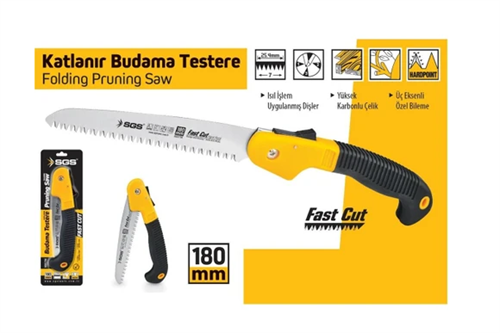 Sgs Katlanır Budama Testeresi 180 MM SGS1756