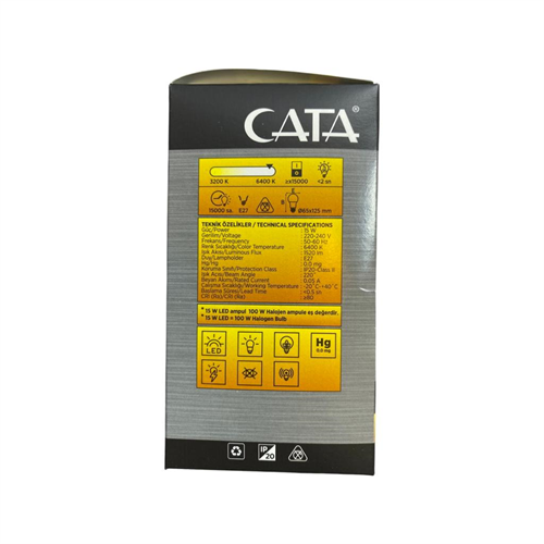 Cata 15w Beyaz Led Ampul Ct-4274