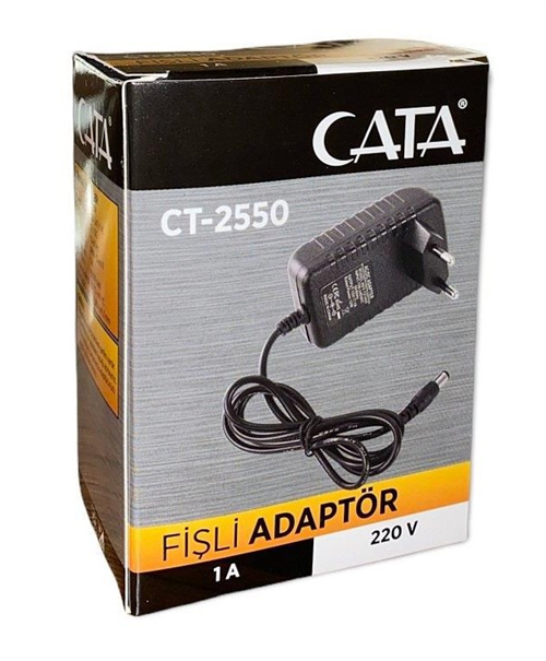 Cata Fişli Adaptör 1A 220V CT2550