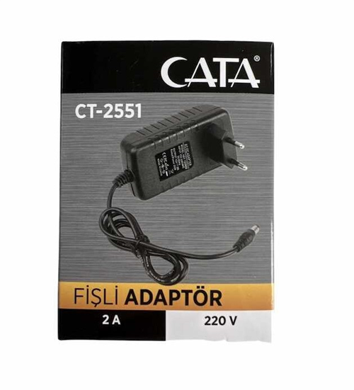 Cata Fişli Adaptör 2A 220V CT2551