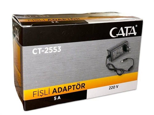 Cata Fişli Adaptör 5A 220V CT2553