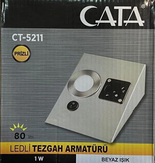 Cata Tezgah Armatürü 6400K Beyaz Işık 1W CT-5211  