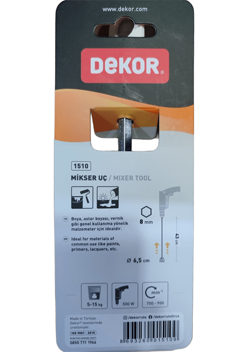 Dekor Mikser Uç 43 Cm 1510