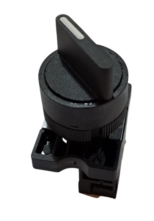 Chint Mandal Buton 2 Konum Kalıcı NP2 Siyah