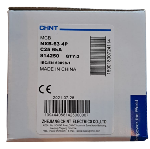 Chint W Otomat 2P C32 6KA NB7 192221